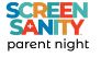 screen sanity parent night logo