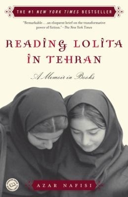 "Reading Lolita in Tehran" book cover - two girls with headscarves, reading