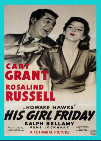 photo of His Girl Friday movie poster