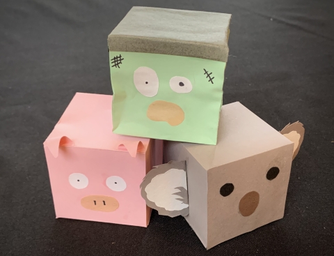 paper cube activity
