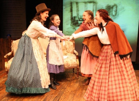 photo of the cast of little women play