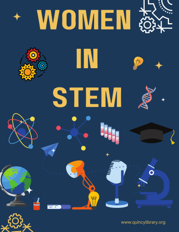 phot of a bunch of stem objects with women in stem words