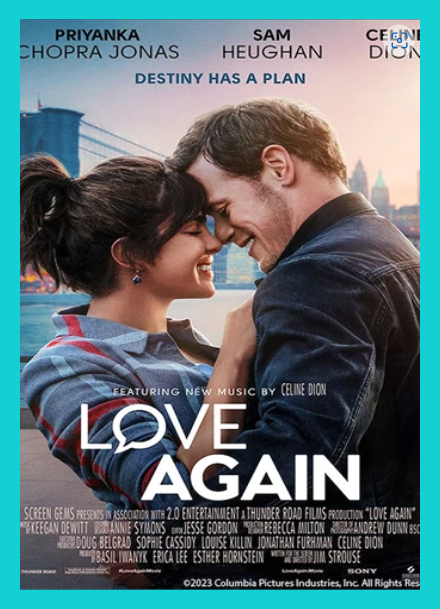 Movie poster for love again movie