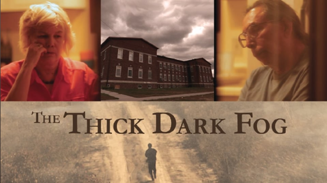 movie poster for The Thick Dark Fog: Reclaiming Native American Identity 